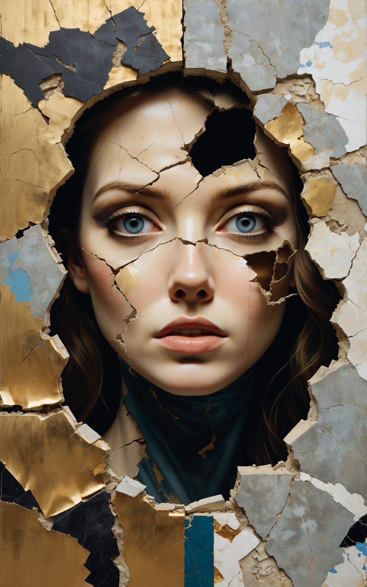 06409-4222184154-a woman's face is shown through a cracked wall with a hole in it's center and a hole in the wall with a broken paint, a marble s.png